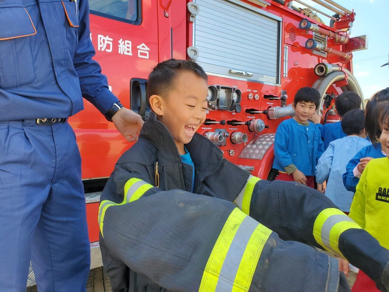 防災訓練を行いました 神愛学園幼保連携認定こども園 神愛幼稚園